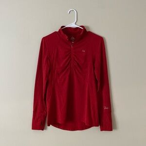Paradox Dry Release Fresh Guard Merino Blend Workout Red Sweater